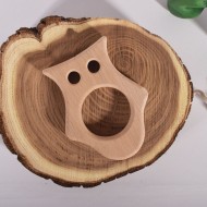 Owl Teether - Natural Wood Teethers (Animal Shaped Teethers)