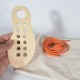Wooden Shoe Tying and Threading Toy Wooden Shoe Tying and Threading Toy