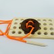 Wooden Button Sewing and Threading Toy - Natural Wooden Educational Toy