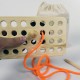 Wooden Button Sewing and Threading Toy - Natural Wooden Educational Toy