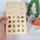 Wooden Button Sewing and Threading Toy - Natural Wooden Educational Toy Wooden Button Sewing and Threading Toy - Natural Wooden Educational Toy