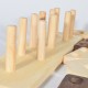 Puzzle Geometric Shapes with Wooden Holes 33N - Natural Wooden Educational Toy Puzzle Geometric Shapes with Wooden Holes 33N - Natural Wooden Educational Toy
