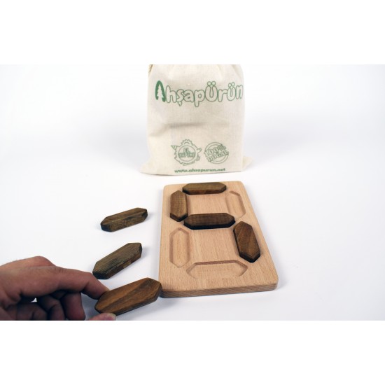 Wooden Toy Digital Figures - Natural Educational Toy
