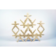 Wooden Balance Men Game (Montessori) - Natural Educational Wooden Toy