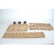 Wooden Puzzle Mathematics Game Board (47 Pieces - Montessori Material) - Natural Educational Toy
