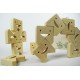 Tooth Blocks Wooden Balance Game (Montessori) - Natural Educational Wooden Toy