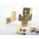 Tooth Blocks Wooden Balance Game (Montessori) - Natural Educational Wooden Toy