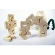 Tooth Blocks Wooden Balance Game (Montessori) - Natural Educational Wooden Toy