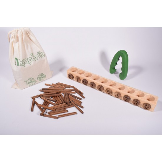 Wooden Number Sticks 2 (Montessori Material - Natural Educational Toy)