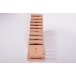 Wooden Counting Trays - Montessori Material - Natural Educational Toy