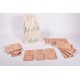 Wooden Counting Trays - Montessori Material - Natural Educational Toy