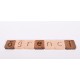 Wooden Letter Set - Natural Wooden All Letters from A to Z - Educational Toy