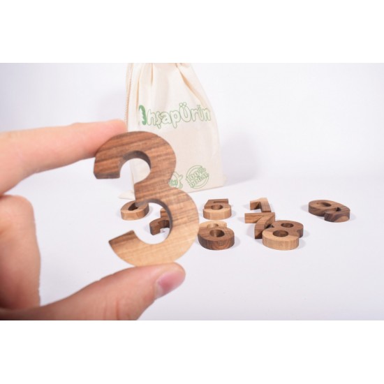 Wooden Number Set