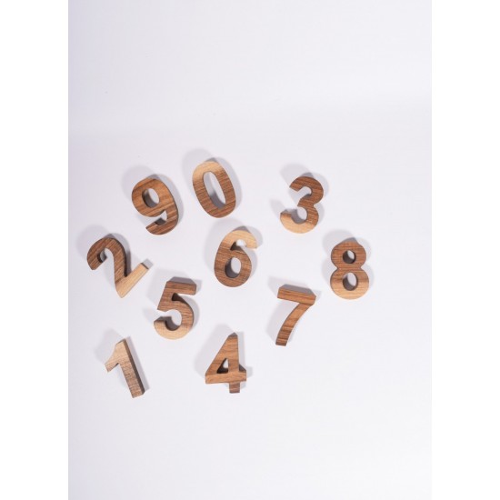 Wooden Number Set