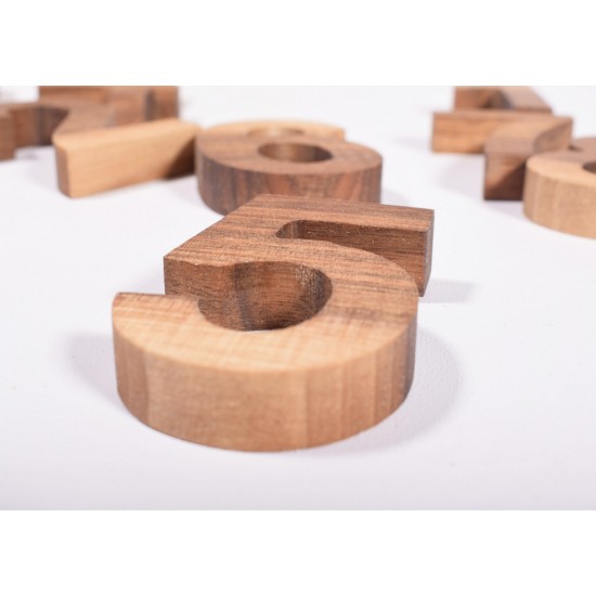 Wooden Number Set