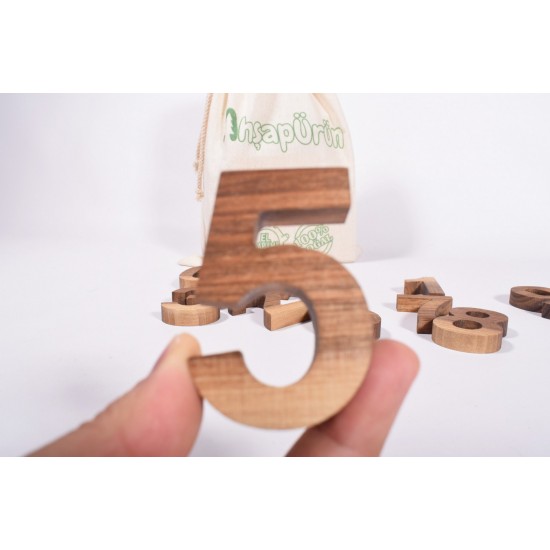 Wooden Number Set