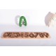 Wooden Walnut Puzzle Figures - Natural Educational Wooden Toy