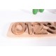 Wooden Walnut Puzzle Figures - Natural Educational Wooden Toy
