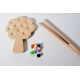 Wooden Claw Wood Toy (Montessori - 100% Natural)