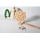 Wooden Claw Wood Toy (Montessori - 100% Natural)