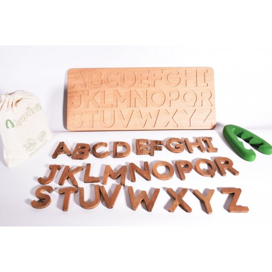 Wooden Alphabet Puzzle (English)