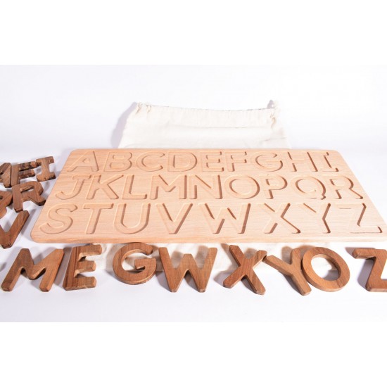 Wooden Alphabet Puzzle (English)