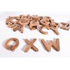 Wooden Walnut Letter Set (English - Large)