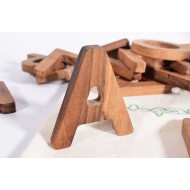 Walnut Turkish Alphabet Walnut Turkish Alphabet