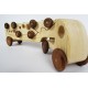 Wooden Toy Truck + 3 Toy Cars - Natural Wooden Toy Vehicle