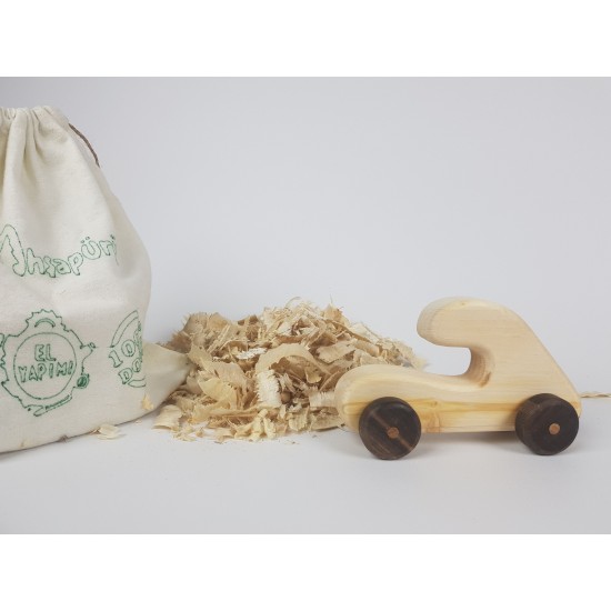 Hatchback Natural Wooden Toy Car - Wooden Product