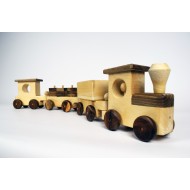 Wooden Train Set - 4 Wagons