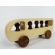 Wooden Passenger Bus - Natural Wooden Toy Vehicle