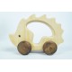 Hedgehog Wooden Toy Car - Natural