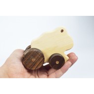 Frog Wooden Toy Car - Natural
