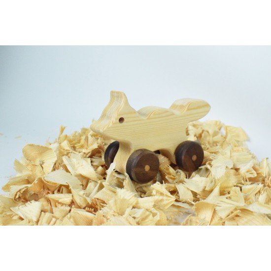 Fox Wooden Toy Car - Natural
