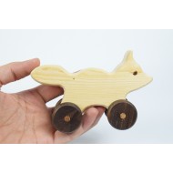 Fox Wooden Toy Car - Natural