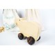Hippo Wooden Toy Car - Natural