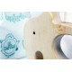 Elephant Natural Wooden Toy Car