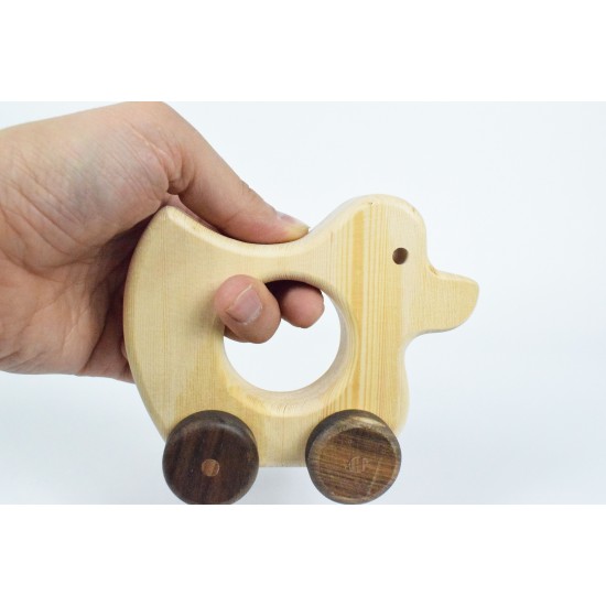 Duck Natural Wooden Toy Car - Wooden Product