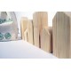 Natural Wooden Toy Buildings (Paintable-Montesorri)