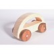 Circle Geometric Wooden Toy Car - 100% Natural Wood