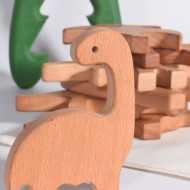 Wooden Dinosaur Set